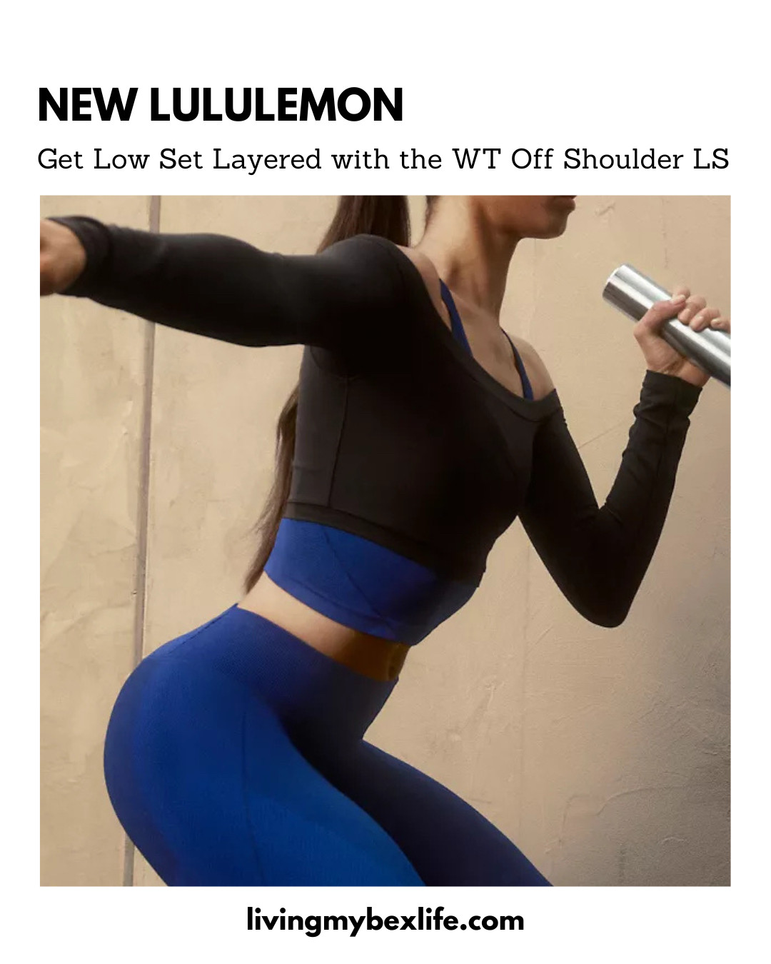 Another level of layering. The new lululemon Wunder Train Off Shoulder Long Sleeve packs powerful performance in a tight crop. Styled with the Get Low Tank + Tight set.  

 #LTKootd #LTKfitnessgoals #LTKActive