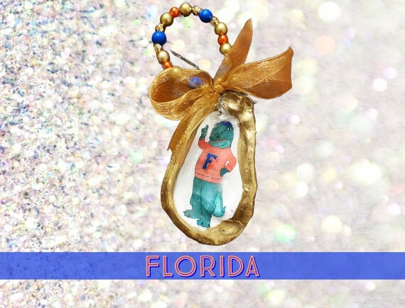 Florida Gators Mascot Oyster Ornament / College Game Day Grad - Etsy | Etsy (US)