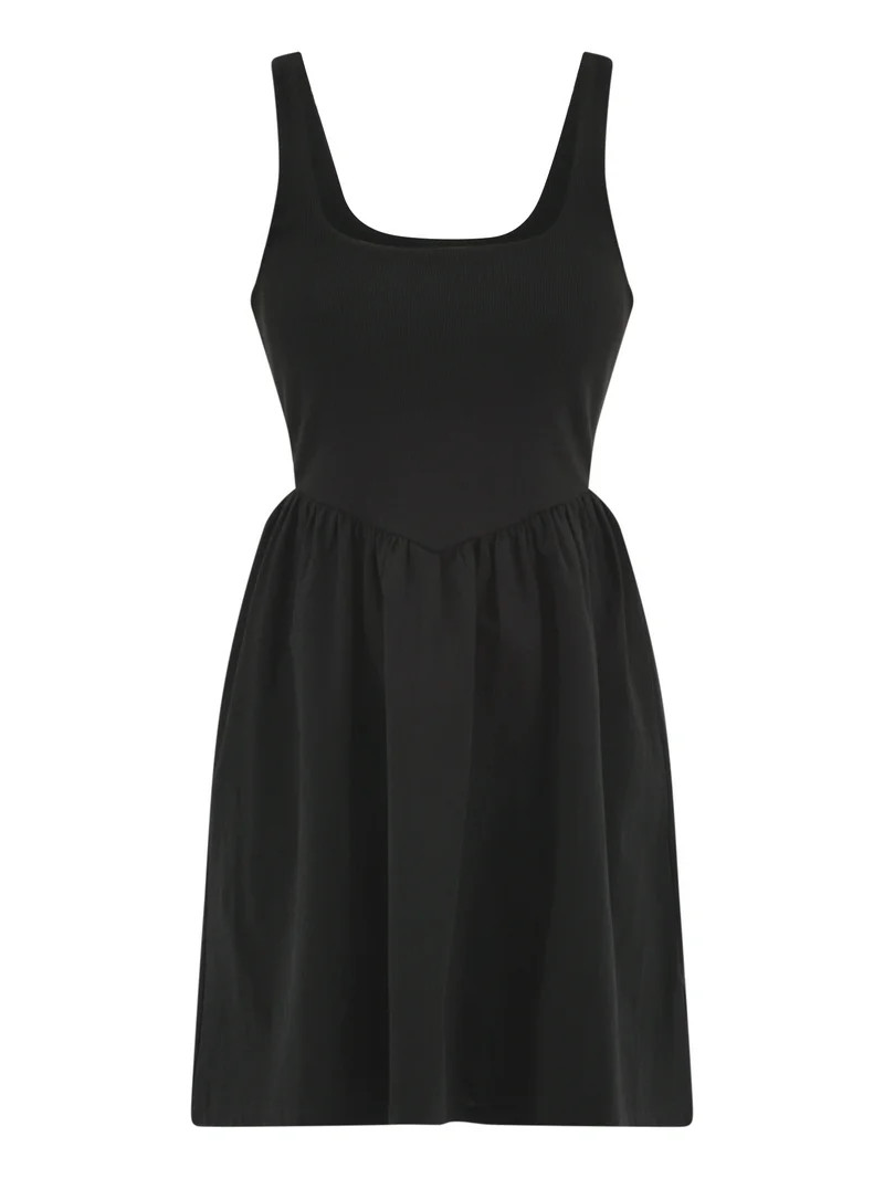 No Boundaries V Waist Mini Tank Dress, Women's | Walmart (US)