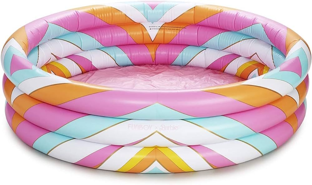 FUNBOY & Malibu Barbie Luxury Inflatable Summer Dream Kiddie Pool, Perfect For A Summer Pool Part... | Amazon (US)