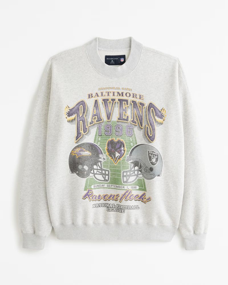 Baltimore Ravens Graphic Crew Sweatshirt | Abercrombie & Fitch (US)