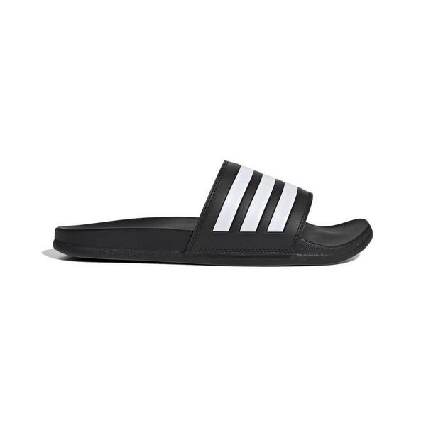 Men's adidas Adilette Comfort Slide Sandals 14 Black/Black/White | Scheels Sports