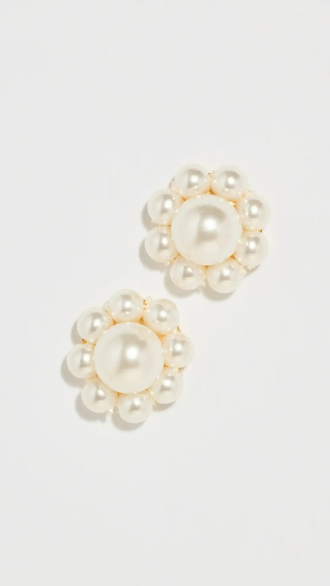 Simone Rocha Daisy Stud Earrings | Shopbop | Shopbop