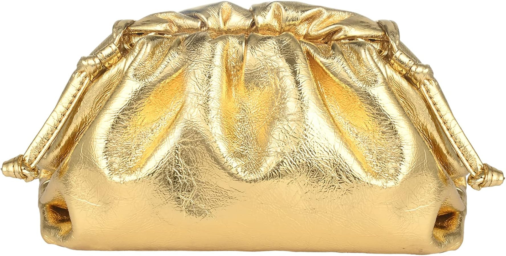 Bisadon Women's Dumpling bag Crossbody Bag Ruched Cloud Purse Evening Bag Sparkly Handbag Shoulde... | Amazon (US)