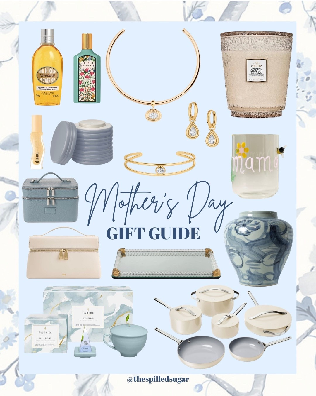 2026 Mother’s Day Gift Guide

Cosmetic pouch, handbags, vanity tray, mirrored tray, voluspa candles, Anthropologie finds, icon glass, Mother’s Day gift ideas, blue and white vase, caraway cookware, hand cream, Gucci bloom perfume, l’occitane shower oil, thatch necklace, choker necklace, gisou lip gloss, voluspa candles, elegant gift ideas

#LTKMothersDay #LTKSeasonal #LTKHome