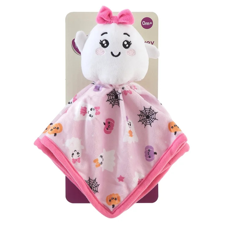 Parent's Choice 12" x 12" Ghost Lovey Security Blanket, Pink | Walmart (US)
