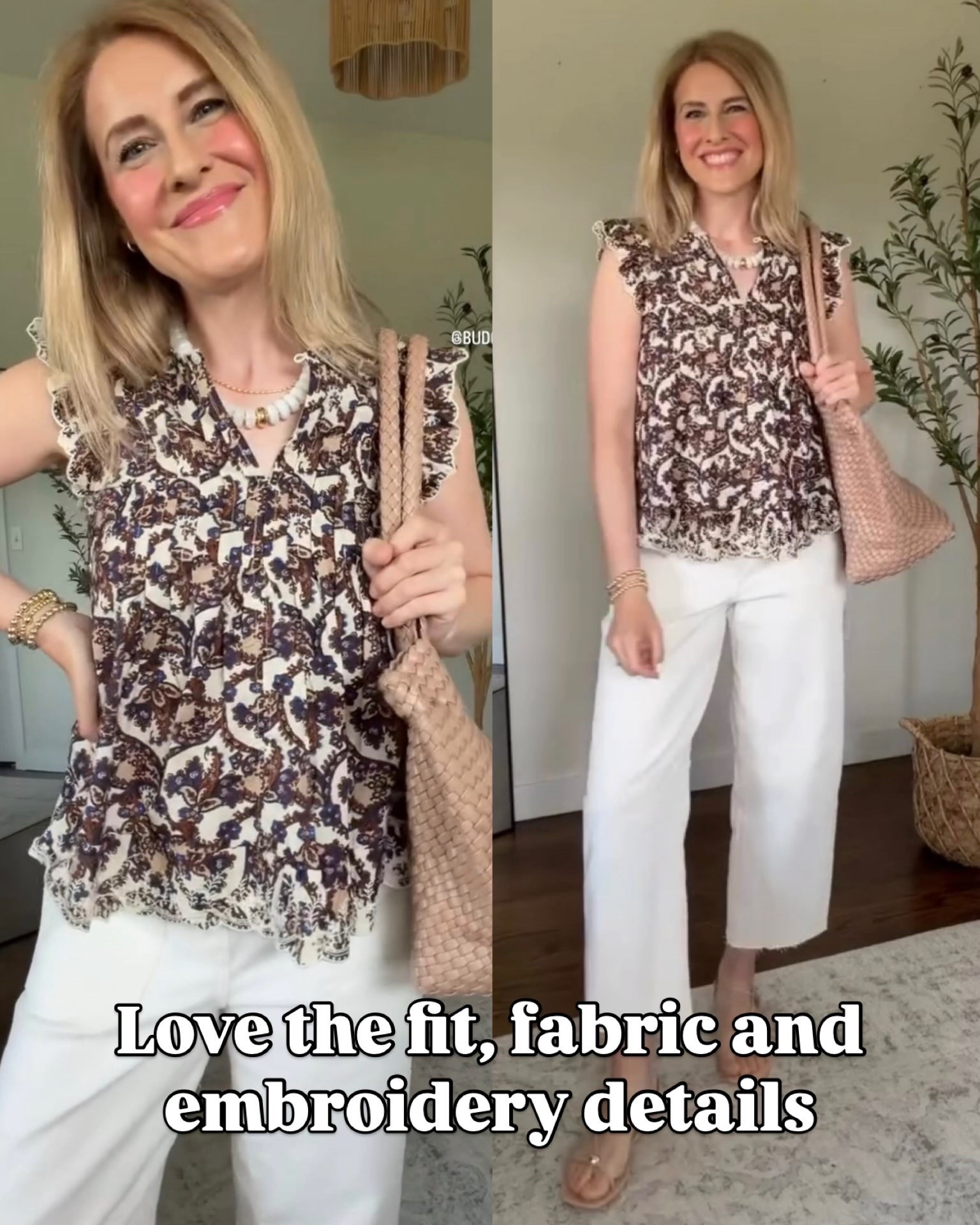Walmart outfit for fall with this cotton top, love the embroidery detail. I got a small, it’s just a bit snug around the arm and through the chest. No stretch. Medium might be more comfortable. Jeans tts 6. #walmartfashion

#LTKOver40