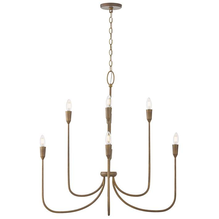 Capital Marley 33" Wide Mystic Bronze 8-Light Chandelier | Lamps Plus