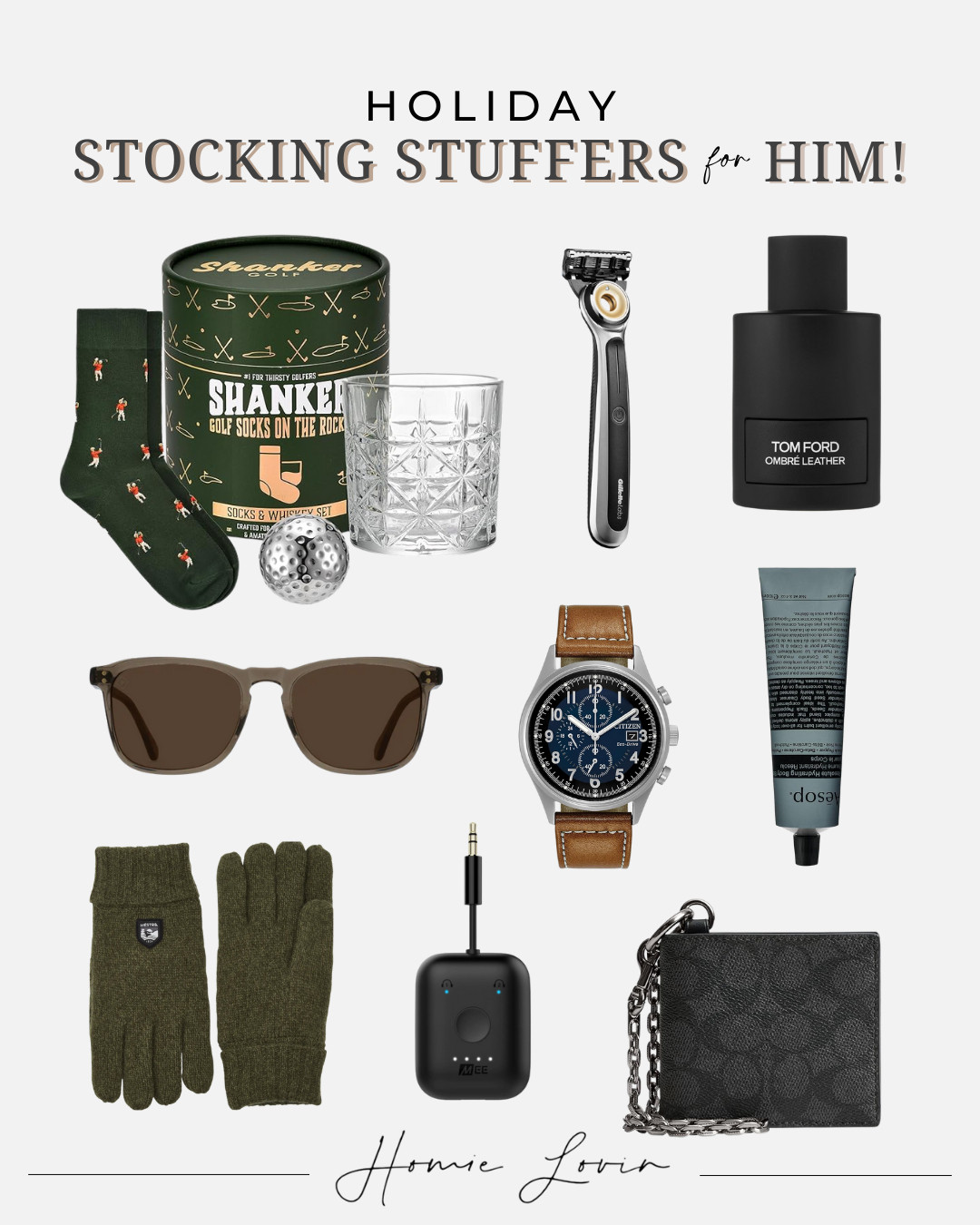 Holiday Stocking Stuffers for Him!

#Amazon #Nordstrom #Coach #TomFord #Citizen #Gillete #RAEN 

 #LTKGiftGuide #LTKHoliday #LTKMens