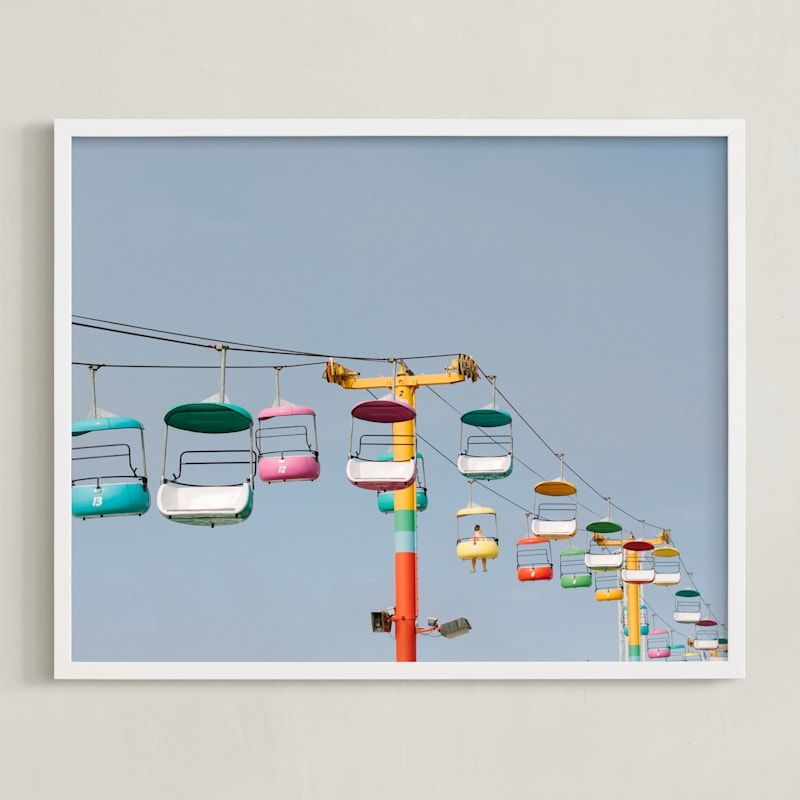 "Boardwalk Brights" - Photography Limited Edition Art Print by Janel Galvez. | Minted