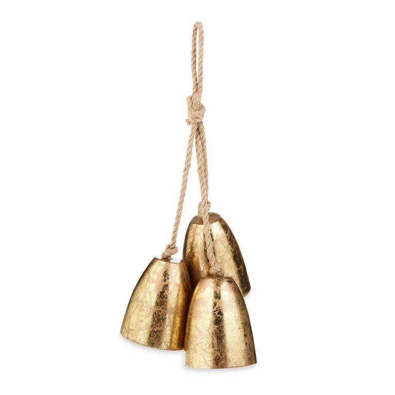 Holiday Time 3 Bells Decor, Gold | Walmart (US)