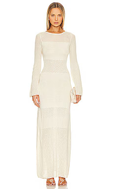 MISA Los Angeles Irene Dress in Ivory from Revolve.com | Revolve Clothing (Global)