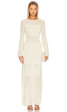 MISA Los Angeles Irene Dress in Ivory from Revolve.com | Revolve Clothing (Global)