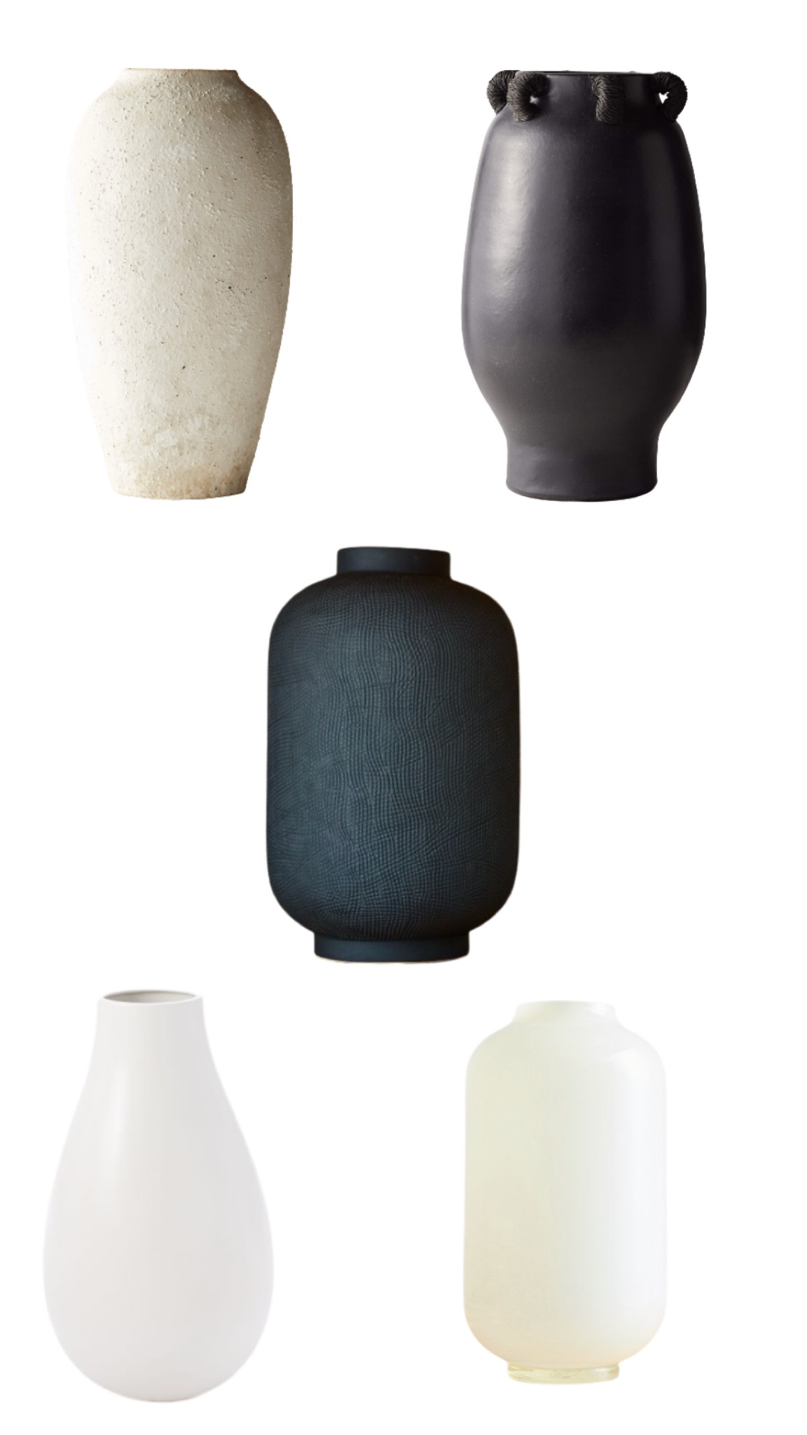 Vases for Ginkgo Leaves