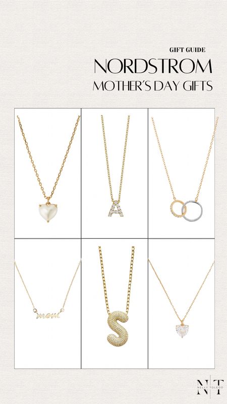 Shop my picks of necklaces from Nordstrom for Mother’s day gifts  

#LTKstyletip #LTKGiftGuide #LTKU