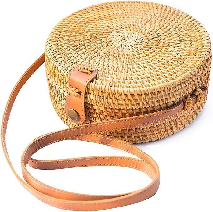 round rattan bag | Amazon (US)