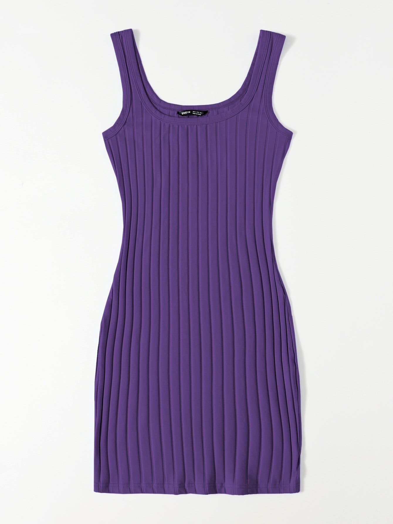 SHEIN Rib-knit Bodycon Dress | SHEIN