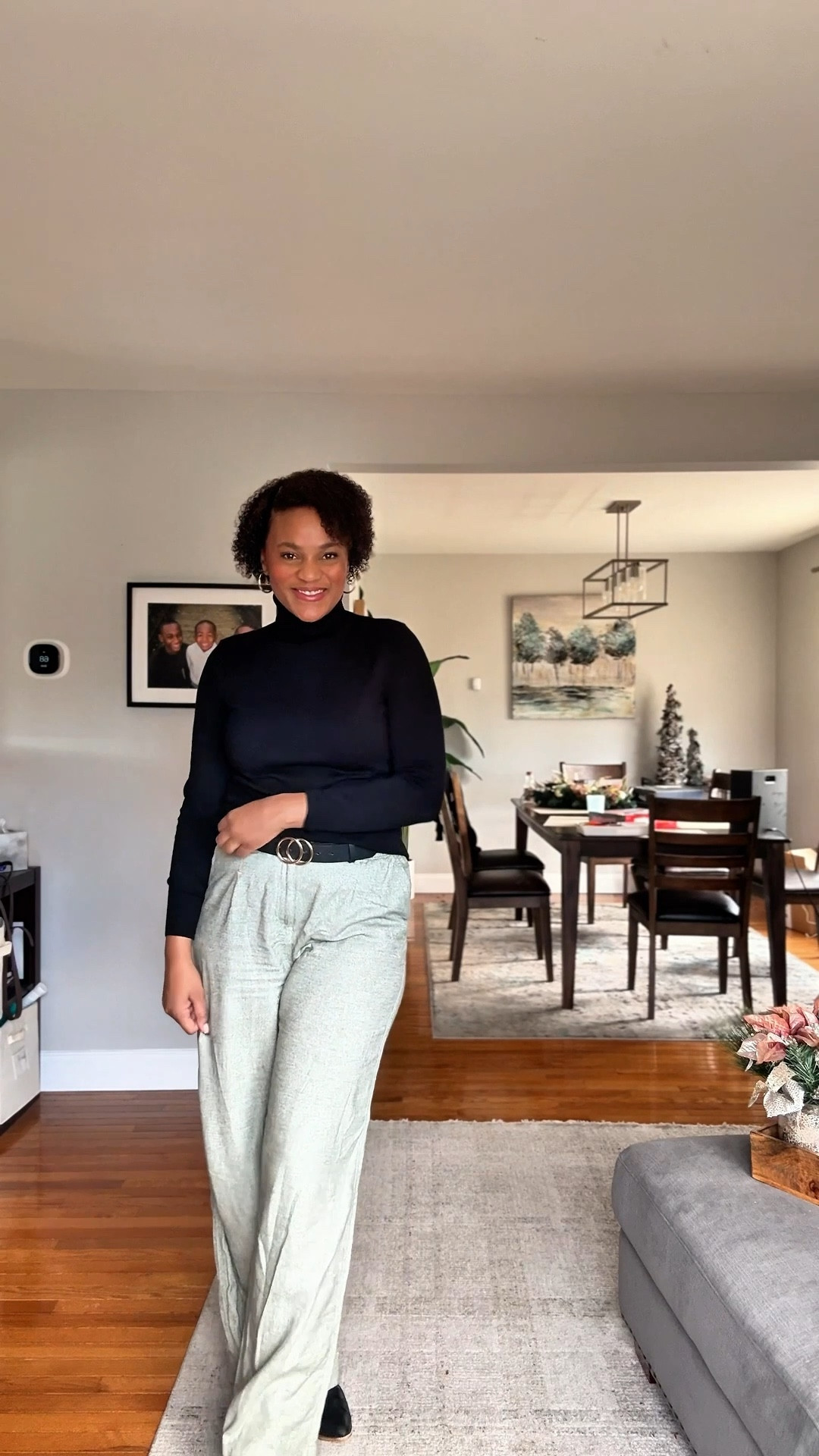 POV: you need a work outfit that still works for mom life

Love the high waist trouser look! So easy to pair with basics.


Turtleneck , sunglasses, black booties, midsize style, workwear, church outfits, dress paints, affordable style , over 40 fashion 

#LTKOver40 #LTKMidsize #LTKWorkwear