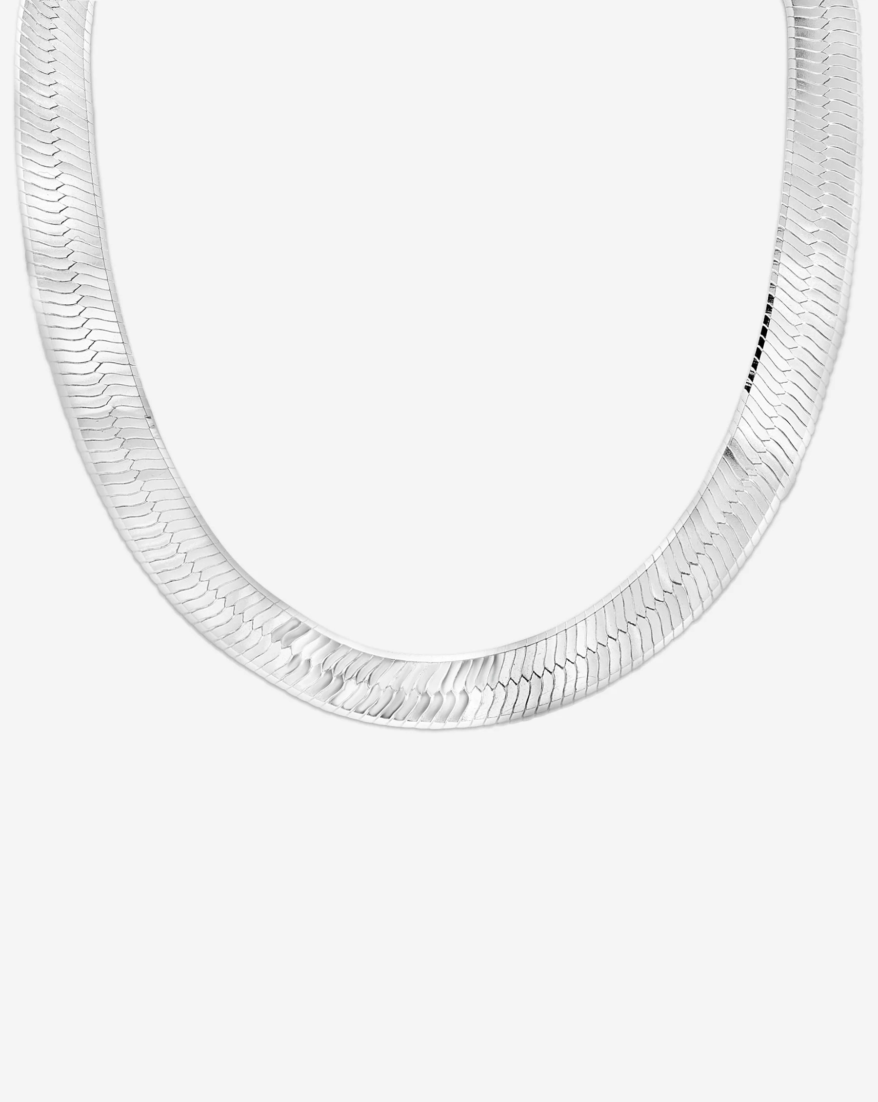 Sterling Silver - Herringbone Choker | Ring Concierge