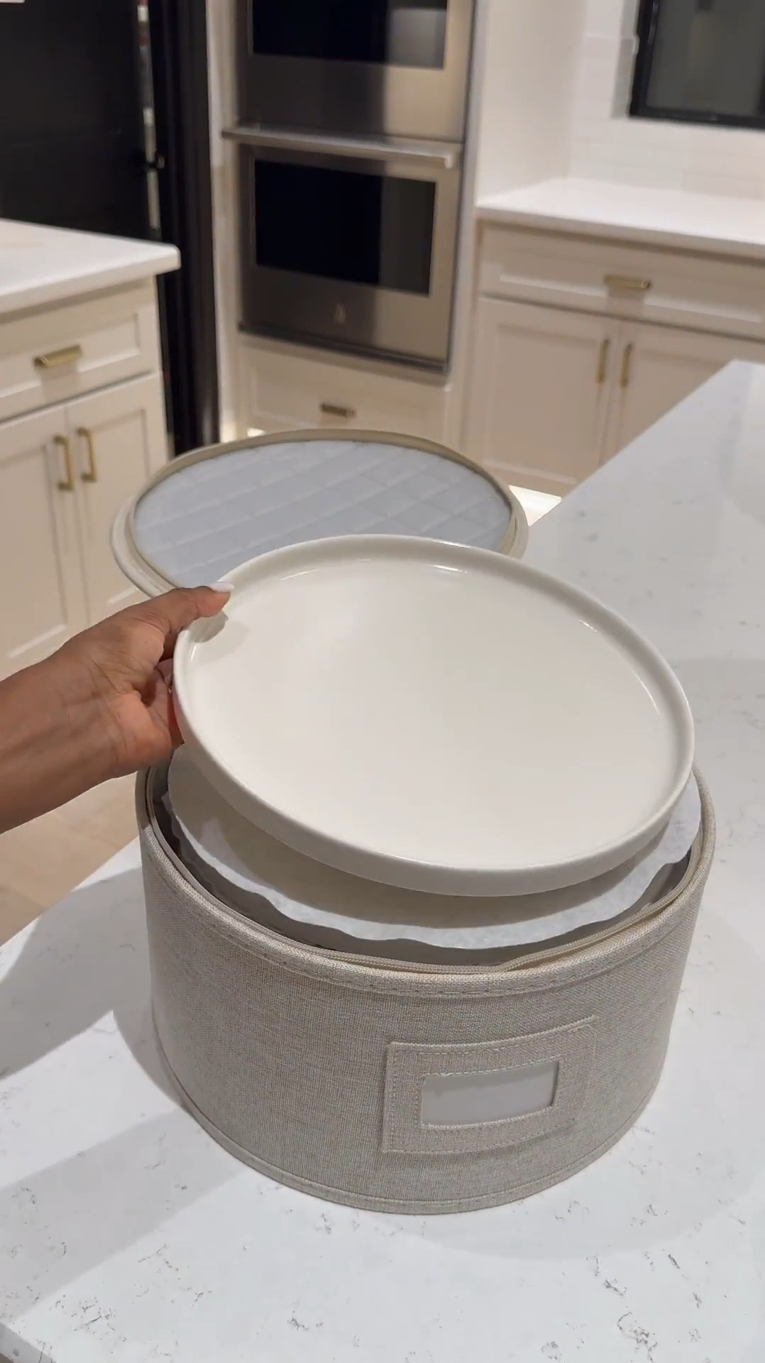 Loooove these dinnerware storage containers! 🍽️ They fit different-sized plates (including bowls!) and feature a hard-shell design. Plus, they’re stackable—making them super convenient for saving space. 

Linked for easy shopping—click to grab yours!

#LTKSaleAlert #LTKStyleTip #LTKHome