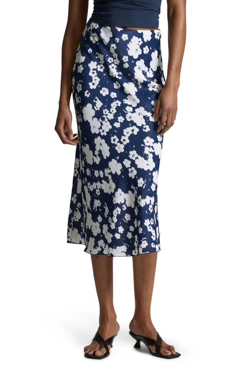 & Other Stories Floral Satin Skirt | Nordstrom | Nordstrom