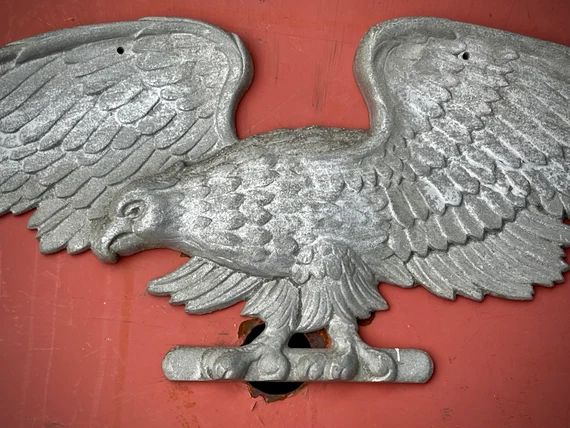Fantastic vintage cast metal eagle architectural element rare form. | Etsy (US)