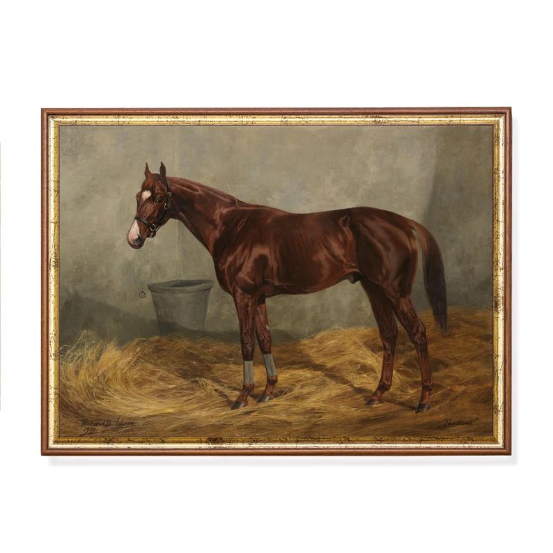 Vintage Horse Painting  Antique Equestrian Print  Digital - Etsy | Etsy (US)