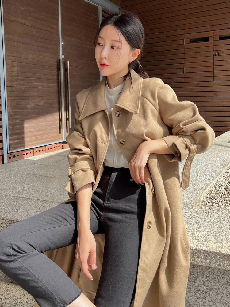 Neu
     
      DAZY Mantel mit Schnalle, Manschette | SHEIN