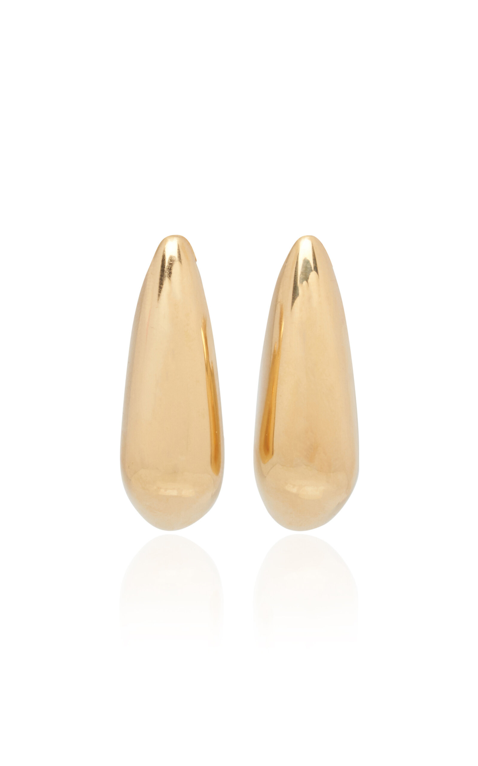 Bottega Veneta - 18K Yellow Gold-Plated Earrings - Gold - OS - Moda Operandi - Gifts For Her | Moda Operandi (Global)