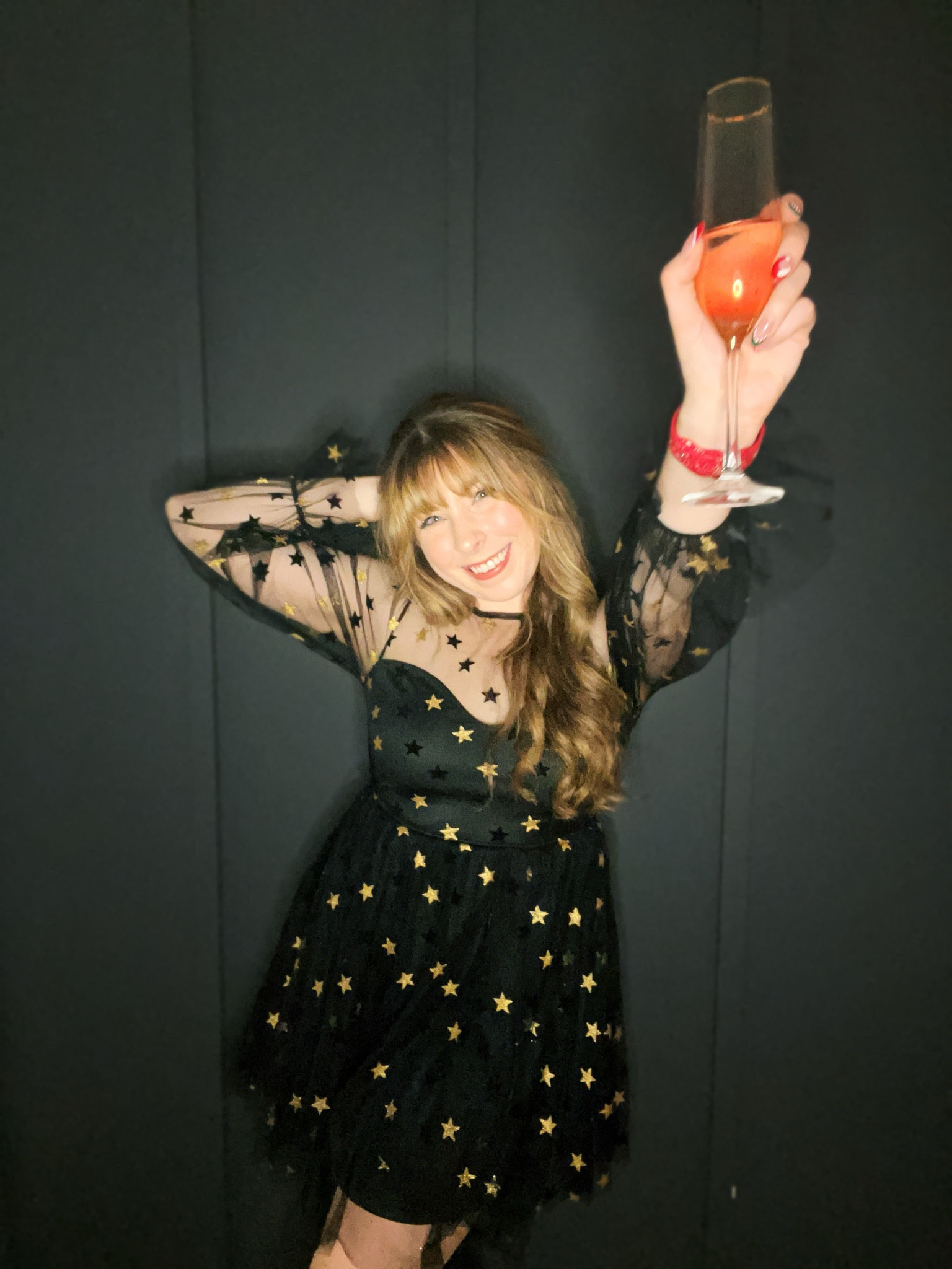 Truly sparkle in this star dress!
At 5’3” and 135 pounds, I wore a size small 

#LTKsalealert #LTKunder50 #LTKfamily