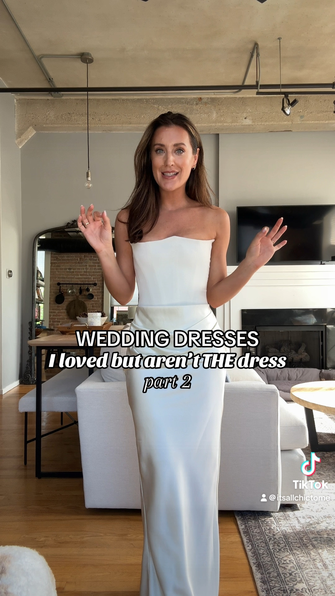 Wedding dress- fits like a glove! If you have any curves at all I would size up! 

#LTKVideo #LTKWedding