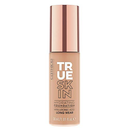 Catrice | True Skin Hydrating Foundation | Lightweight Buildable Coverage with Hyaluronic Acid and Watermelon Seed Oil | Vegan & Cruelty Free (046 | Warm Toffee) | Amazon (US)
