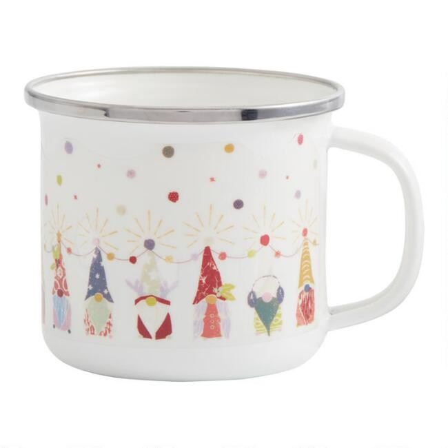 Gnomes Enamel Steel Mug | World Market