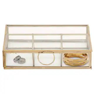 Rectangular Metal & Glass Jewelry Box | Michaels Stores