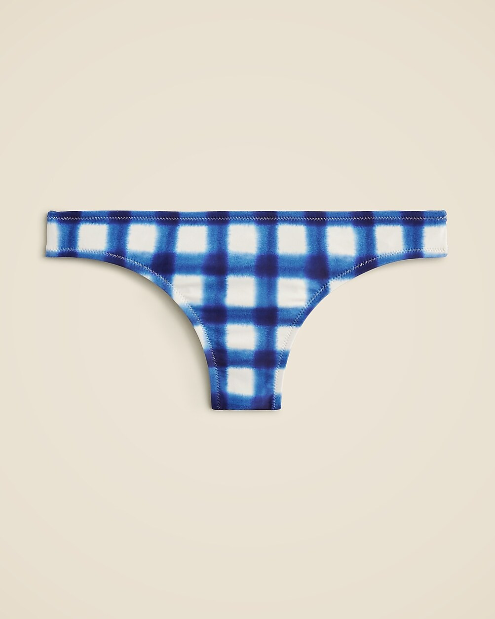 Hipster full-coverage bikini bottom in gingham | J. Crew US