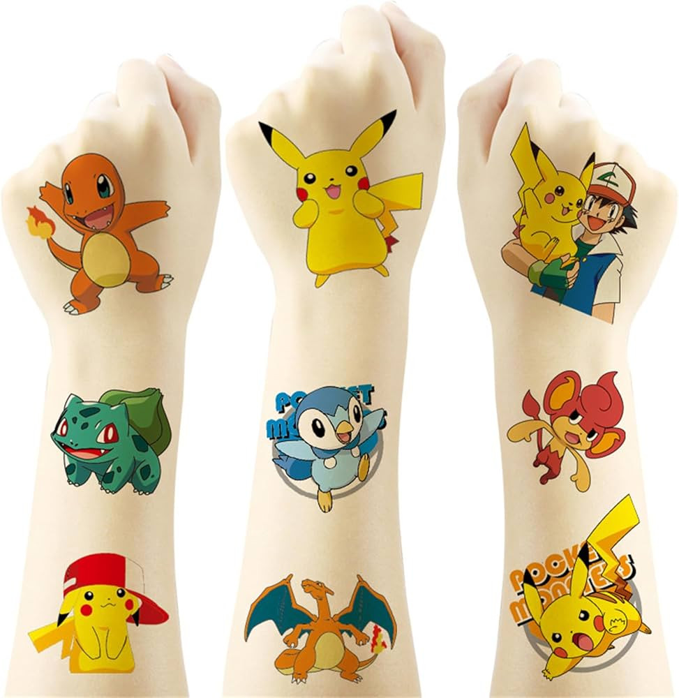 20PCS Cute Monster Temporary Tattoos Stickers Cute Cartoon Waterproof Temporary Tattoos Stickers ... | Amazon (US)