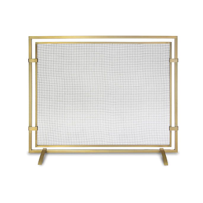 Sinclair Single Panel Fireplace Screen | Frontgate | Frontgate
