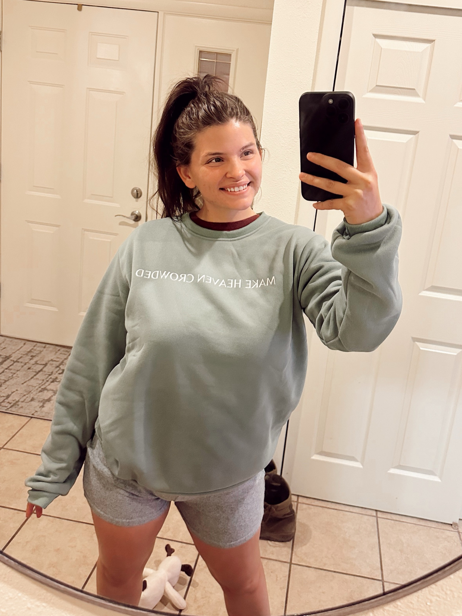 Make heaven crowded! My new favorite woman’s crewneck 
I’m wearing a size medium 


#LTKGiftGuide #LTKHoliday #LTKStyleTip