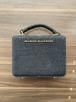 Brandon Blackwood Mini Kendrick Trunk In Black Denim  | eBay | eBay US