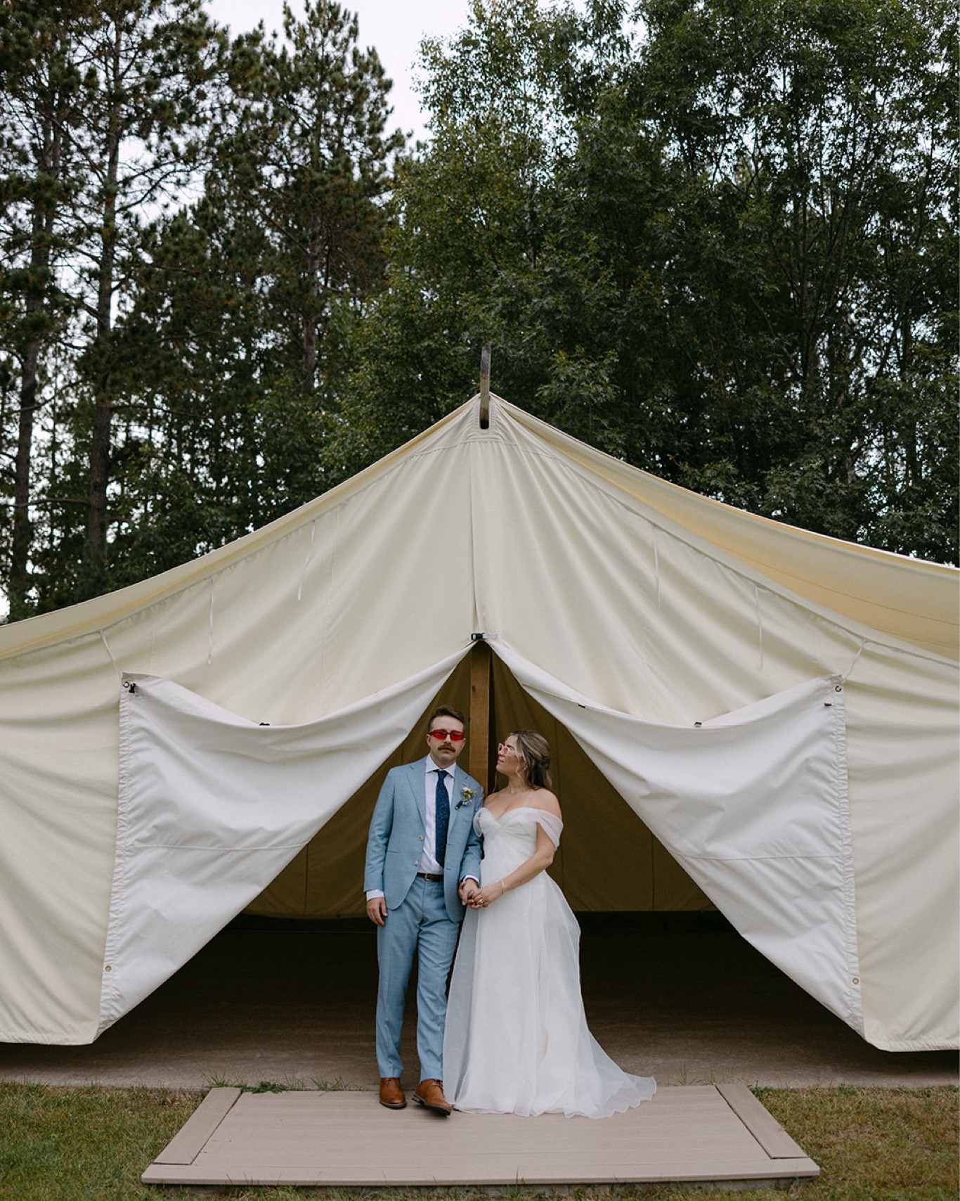 Our summer camp wedding ❤️💍 #wedding #bride #campwedding photographer: @wanderlynnphotography 

#LTKWedding #LTKCyberWeek #LTKMens