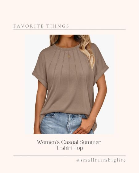 Women’s casual summer tshirt top. Summer outfit  

#LTKFindsUnder50 #LTKSeasonal #LTKOver40
