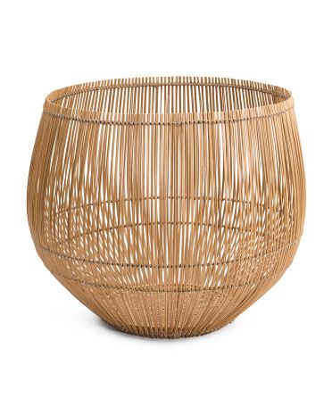 Large Bamboo Stick Belly Basket | TJ Maxx