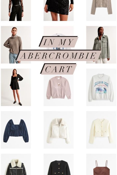 In my cart, online shopping, Abercrombie, Christmas shopping for me, cool girl style, holiday party, Christmas vibe, gifts for sister 

#LTKSeasonal #LTKHoliday #LTKparties