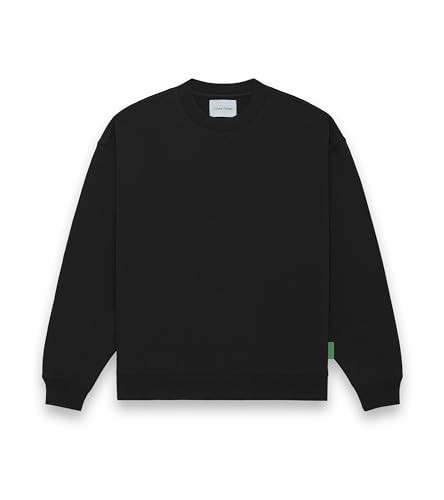 Future Planet Oversized Saturn Crewneck Sweatshirt (Jet Black, Medium) | Amazon (US)