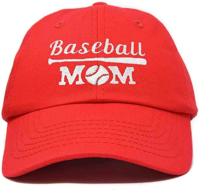 DALIX Baseball Mom Embroidered Dad Cap Cotton Hat Women | Amazon (US)