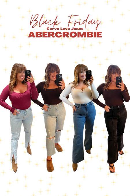 My most favorite Abercrombie curve love styles linked below. I wear a size 32 in Abercrombie curve love jeans. 30% off right now and an extra 50% off with the code: cyberAF. 

#LTKsalealert #LTKCyberweek #LTKSeasonal