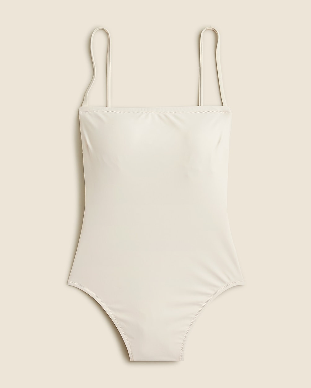 Squareneck one-piece swimsuit | J. Crew US