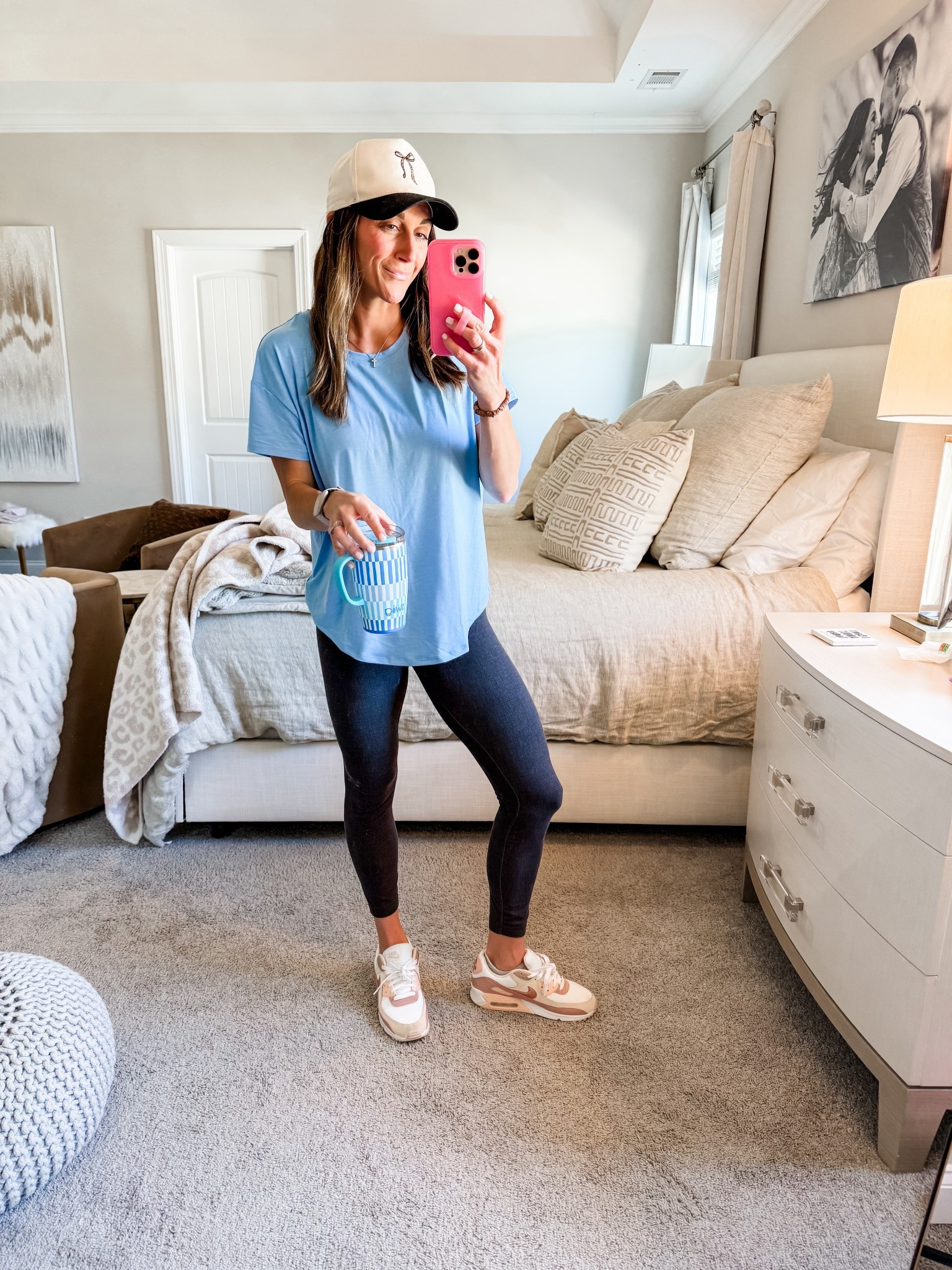 Tee is on sale 20% off. Super light weight, bouncy and comfy. Oversized- wearing a small
Leggings are Lululemon’s aligns 25in/siss 6 tts
Shoes are Nikes 8.5-I go up 0.5 in sneakers

Hat is old from Alter’d State 
Linking cross necklace and loopy -10% off code: watsonansley10

Click here to shop 

Daily | everyday | fit | style | fitness | athletic | athleisure | active | tee | with ease | t-shirt | Loopy | phone case | Nikes | tennis shoes | sneakers | whoop | comfy | cute | movement | sale | blue | swig | coffee mug 

 

#LTKSaleAlert #LTKActive #LTKootd
