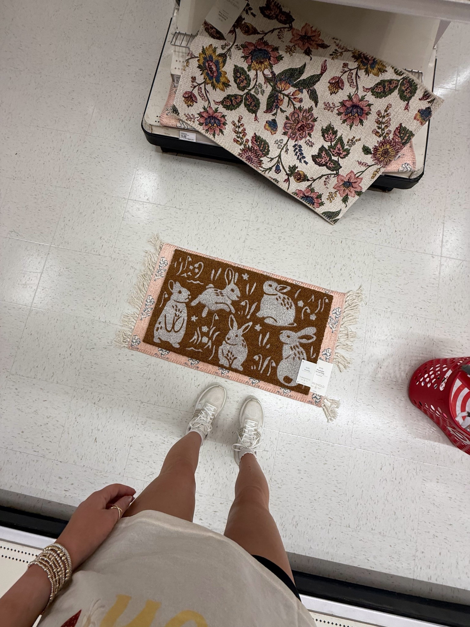 Target front door outdoor patio Easter spring bunnies, layering rug entryway

#LTKSpringSale #LTKHome