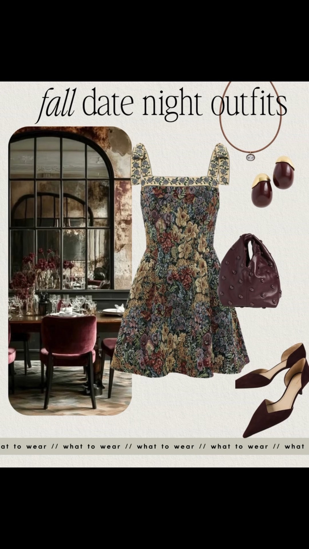 Fall date night outfit, fall dress

#LTKgrwm #LTKootd #LTKOver40